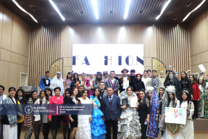 The presentation of national and modern clothing was organized at our university