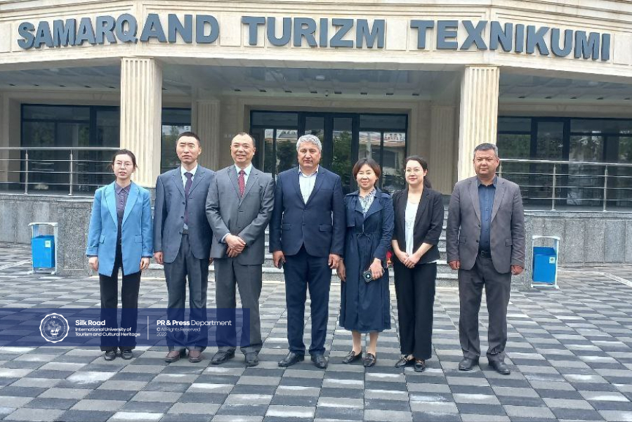 Nankin turizm va mehmonxona biznesi institutining Samarqand turizm va madaniy meros texnikumiga tashrifi