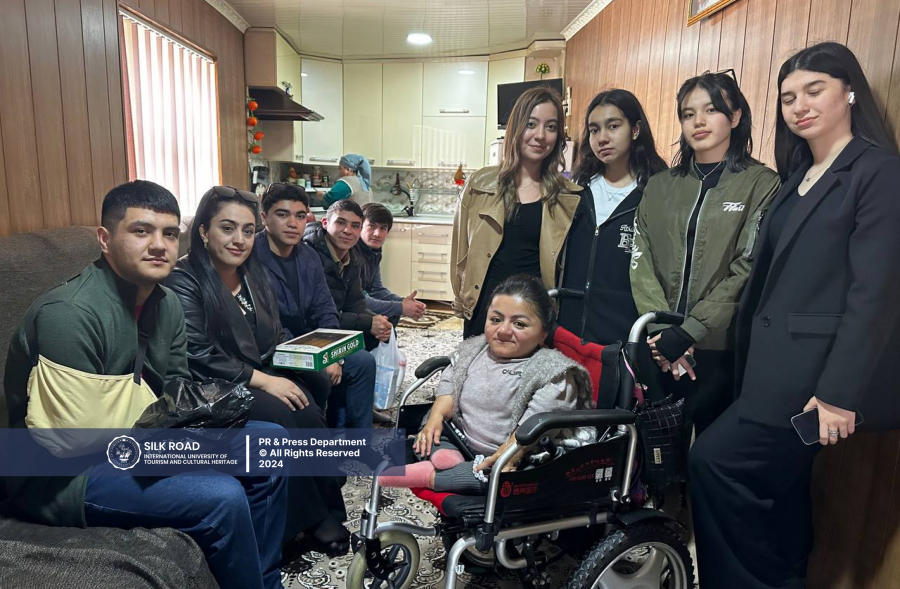 Students of our university visited those in need of charity