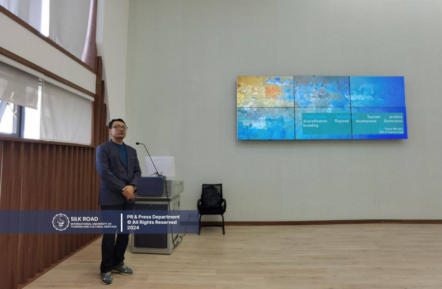 T.Mirzaev, Director General of the Tourism Laboratory, Researcher, lectured on the topic &quot;Diversification of Tourism Product&quot;