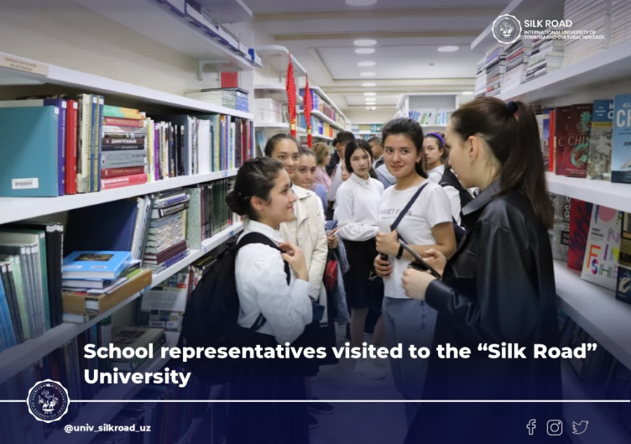 School representatives visited to the “Silk Road” University