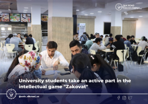 Студенты университета принимают активное участие в интелектуальной игре «Заковат»