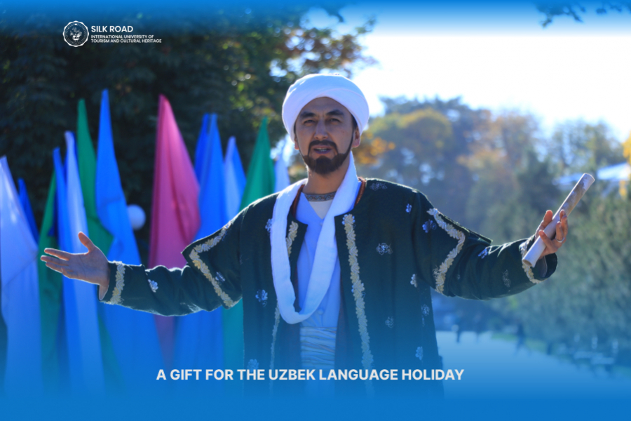 A gift for the Uzbek language holiday
