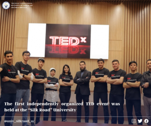 The first independently organized TED event was held at the “Silk Road” University