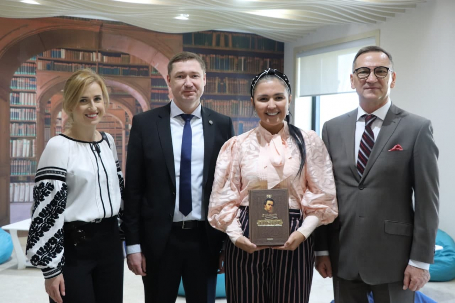 The delegation of the Lviv region (Ukraine) visited the “Silk Road” International University of Tourism