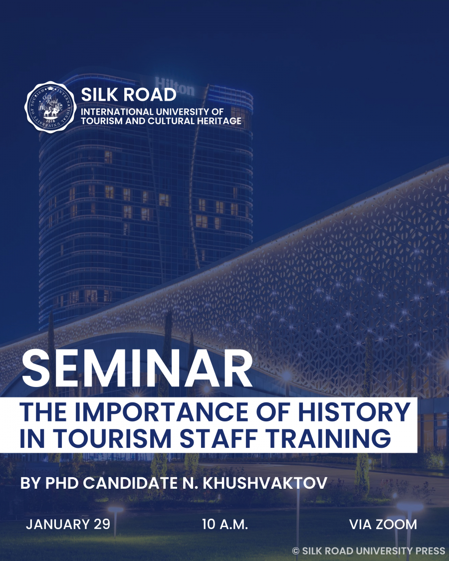 Seminar on &quot;The importance of history lessons in tourism training&quot;