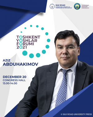 The most important Youth event of the year - Tashkent Youth Forum-2021 is being held on December 20-21 at the Congress Hall in Tashkent.