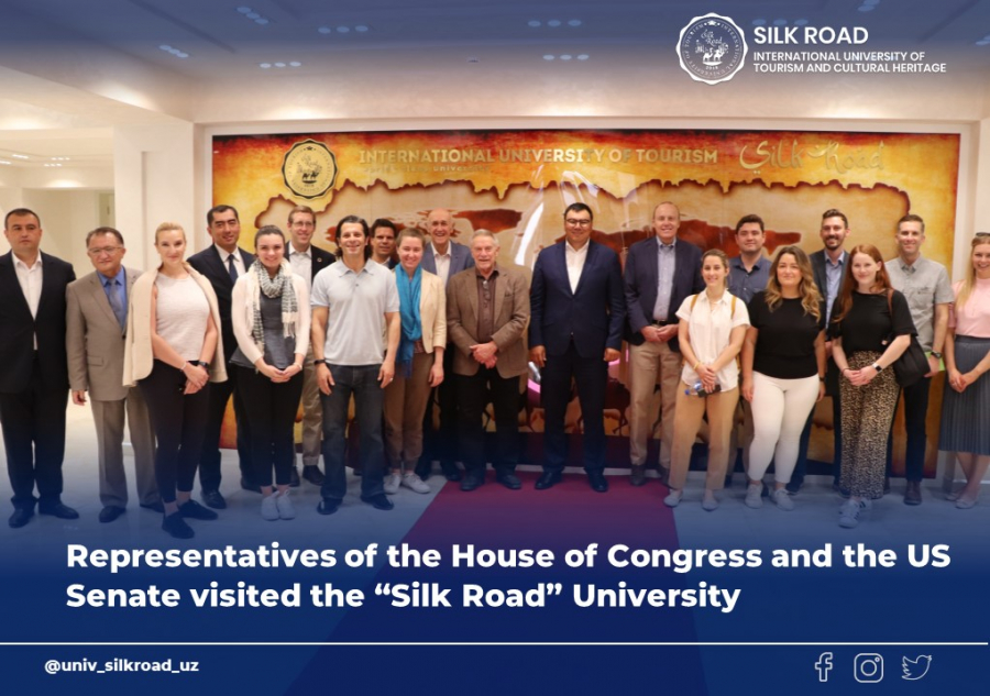 Представители Палаты Конгресса и Сената США с официальным визитом посетили университет «Шелковый путь»