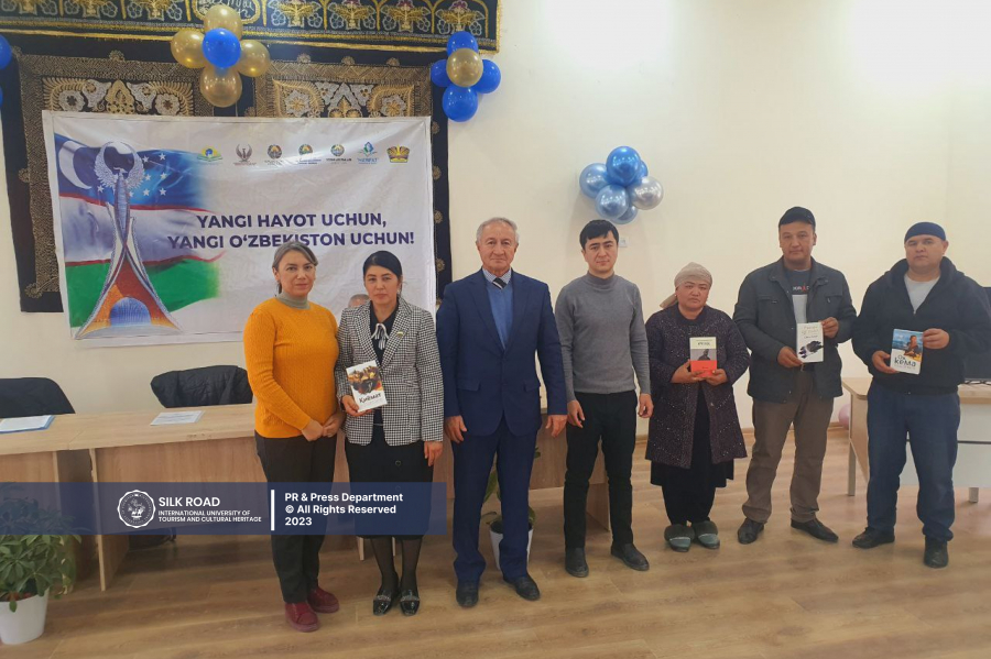 Professors and teachers of “Silk Road” International University of Tourism and Cultural Heritage actively participate in propaganda events under the slogan “For a new life, for a new Uzbekistan!”