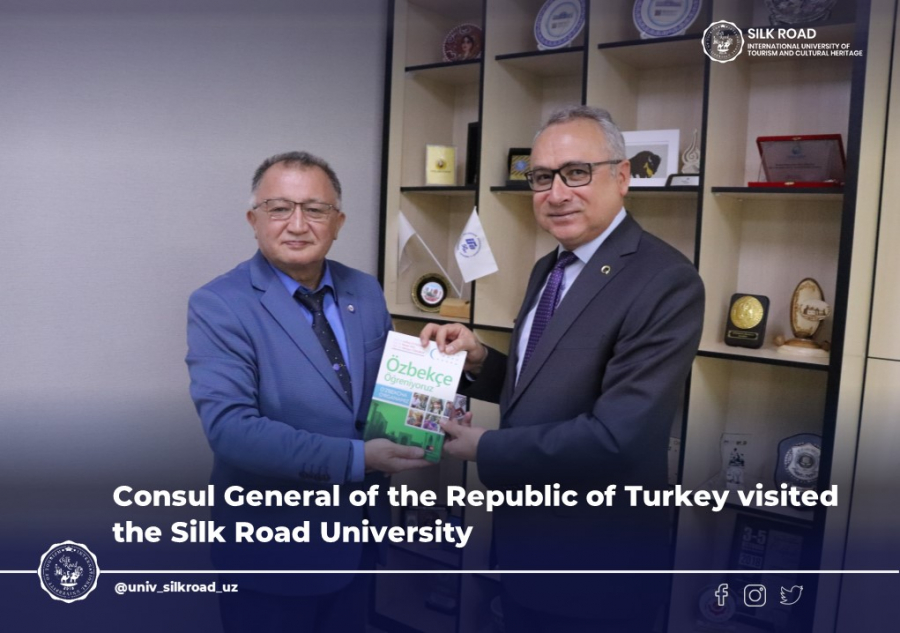 Turkiya Respublikasi Bosh konsuli “Ipak yo‘li” universitetiga tashrif buyurdi