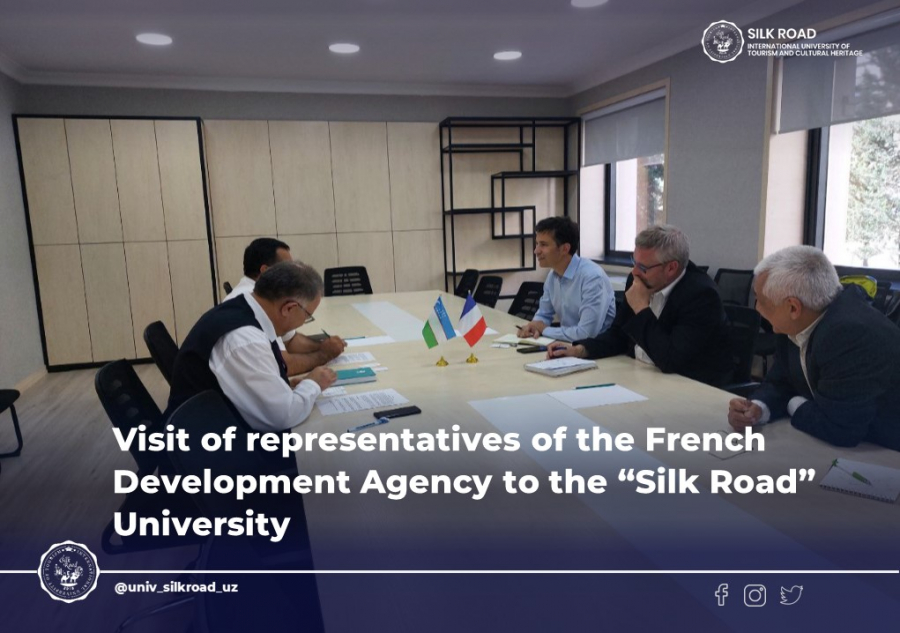 Visit of representatives of the French Development Agency to the “Silk Road” University