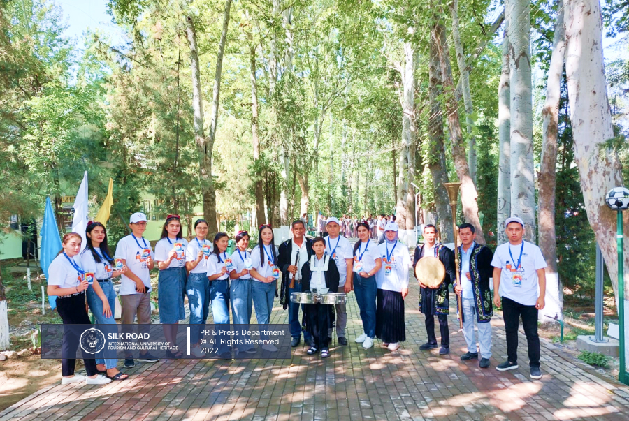 Students of the «Silk Road» University took part in the Youth Tourism Festival