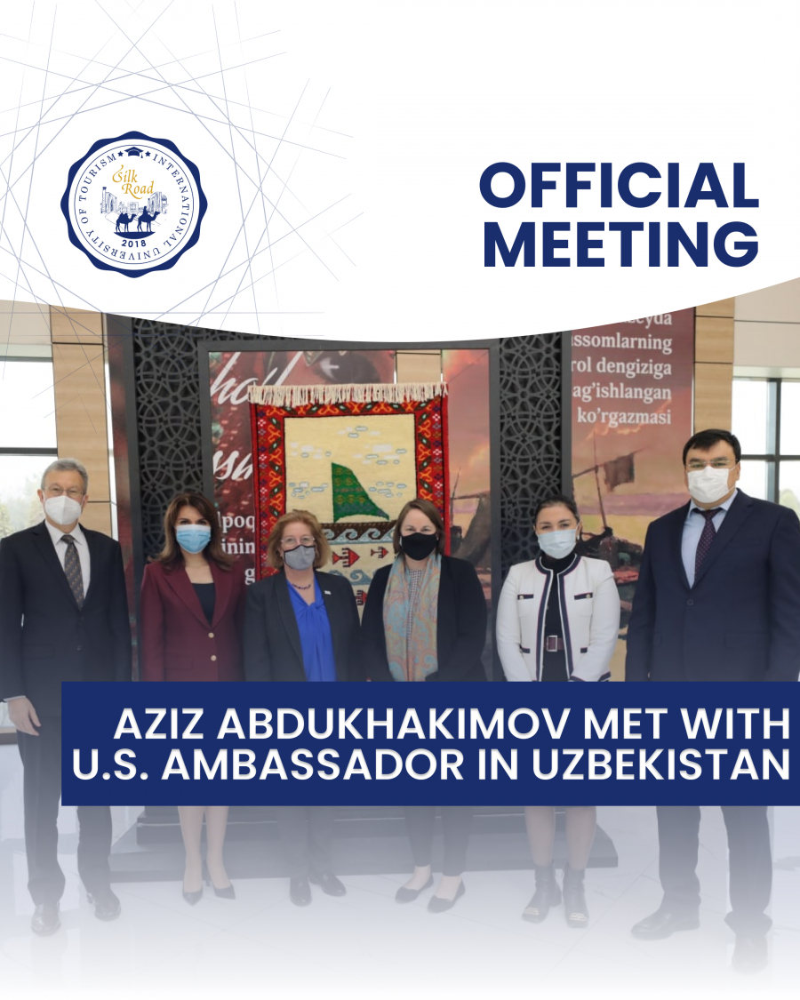 Ректор университета встретился с Послом США в Узбекистане