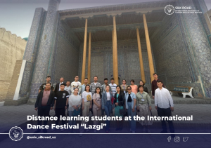 Студенты дистанционного обучения на фестивале танцев «Лязги»
