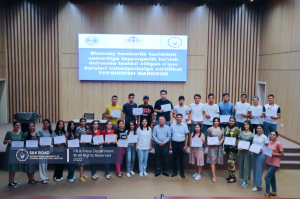 Training seminars for the preparation of student volunteers for the organization of the SCO were being provided in the International University of Tourism and Cultural Heritage &quot;Silk Road&quot; from August 2-8