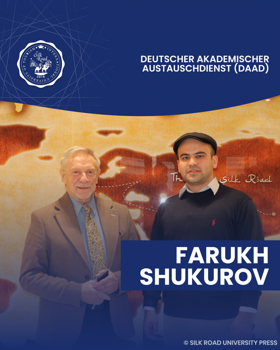 Our lecturer and PhD candidate FARUKH SHUKUROV  has been selected by the Deutscher Akademischer Austauschdienst (DAAD)