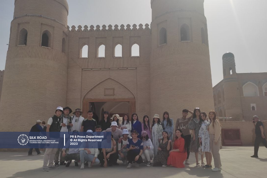 Students of our university visited Khiva on a practical trip