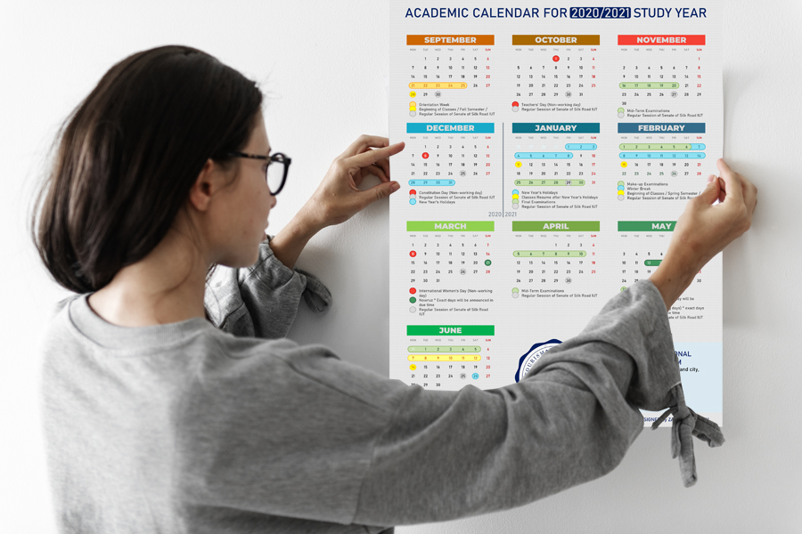 Academic calendar for 2020/2021 study year