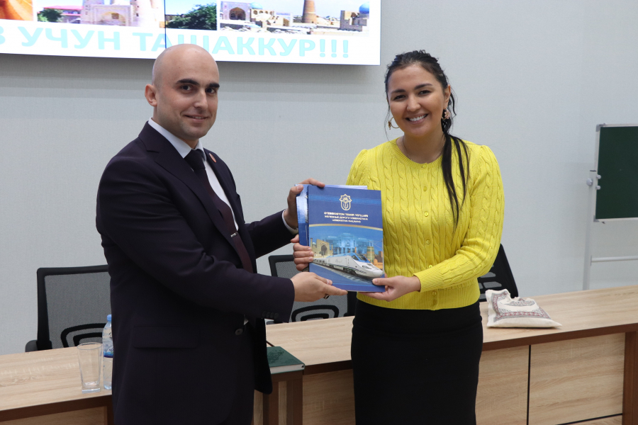 For the first time, a thematic lecture on logistics and its role in tourism in the Republic of Uzbekistan is being organized at the Silk Road International University of Tourism and Cultural Heritage