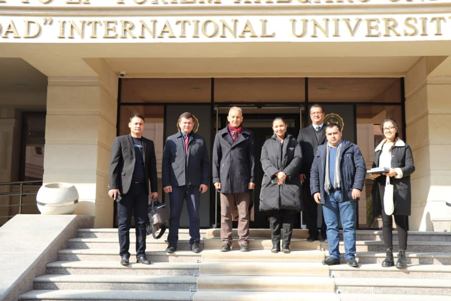 Professor of Haci Bayram Veli University of Ankara, Dr. Ali Boran visited the “Silk Road” International University of Tourism and cultural heritage